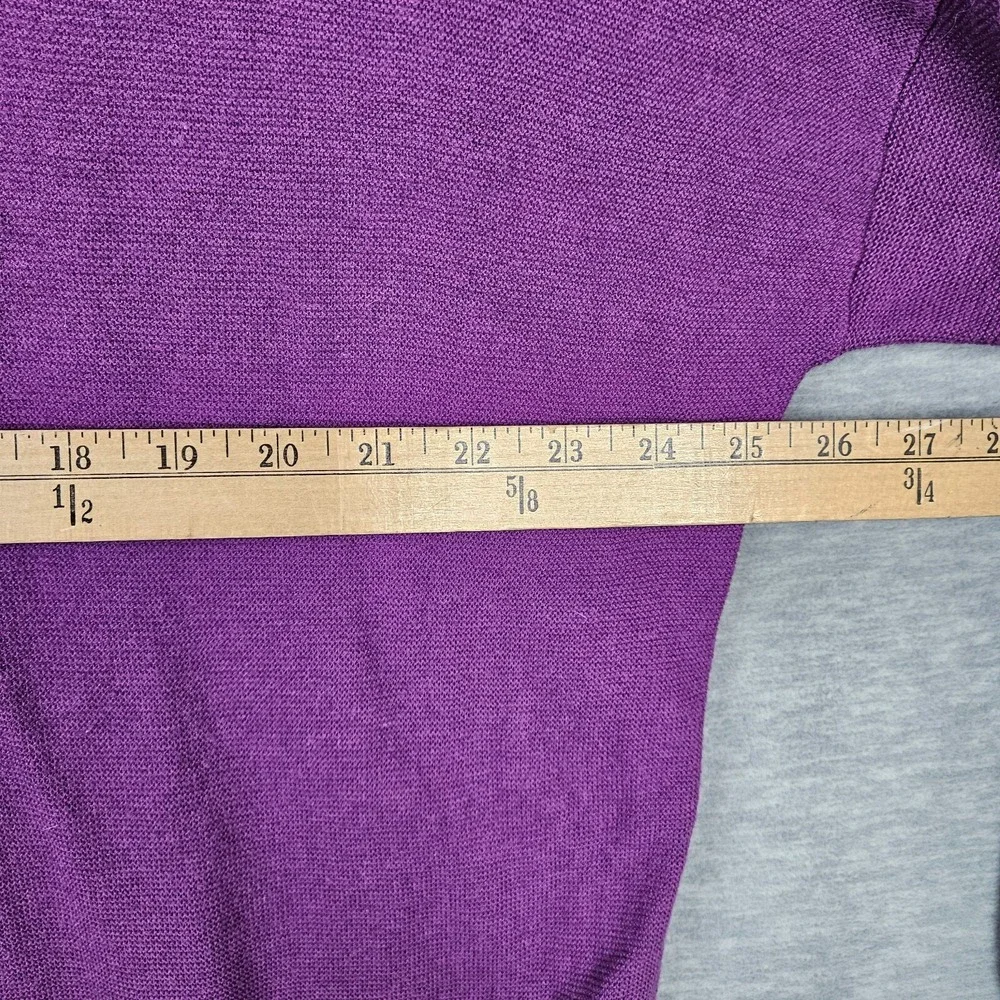Eileen Fisher Women's Purple Pullover Light Weight Sweater Size L